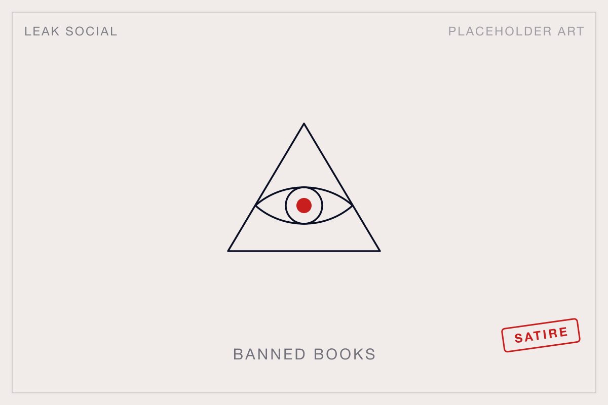 Placeholder illustration in the Leak Social dossier style.