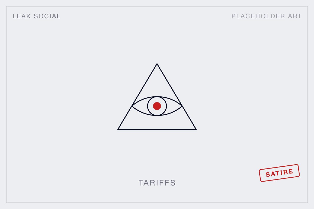 Placeholder illustration in the Leak Social dossier style.